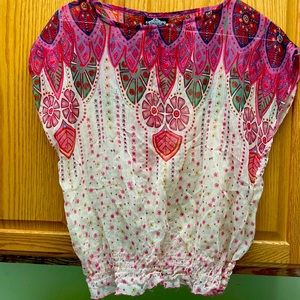 Angie sheer top sz M